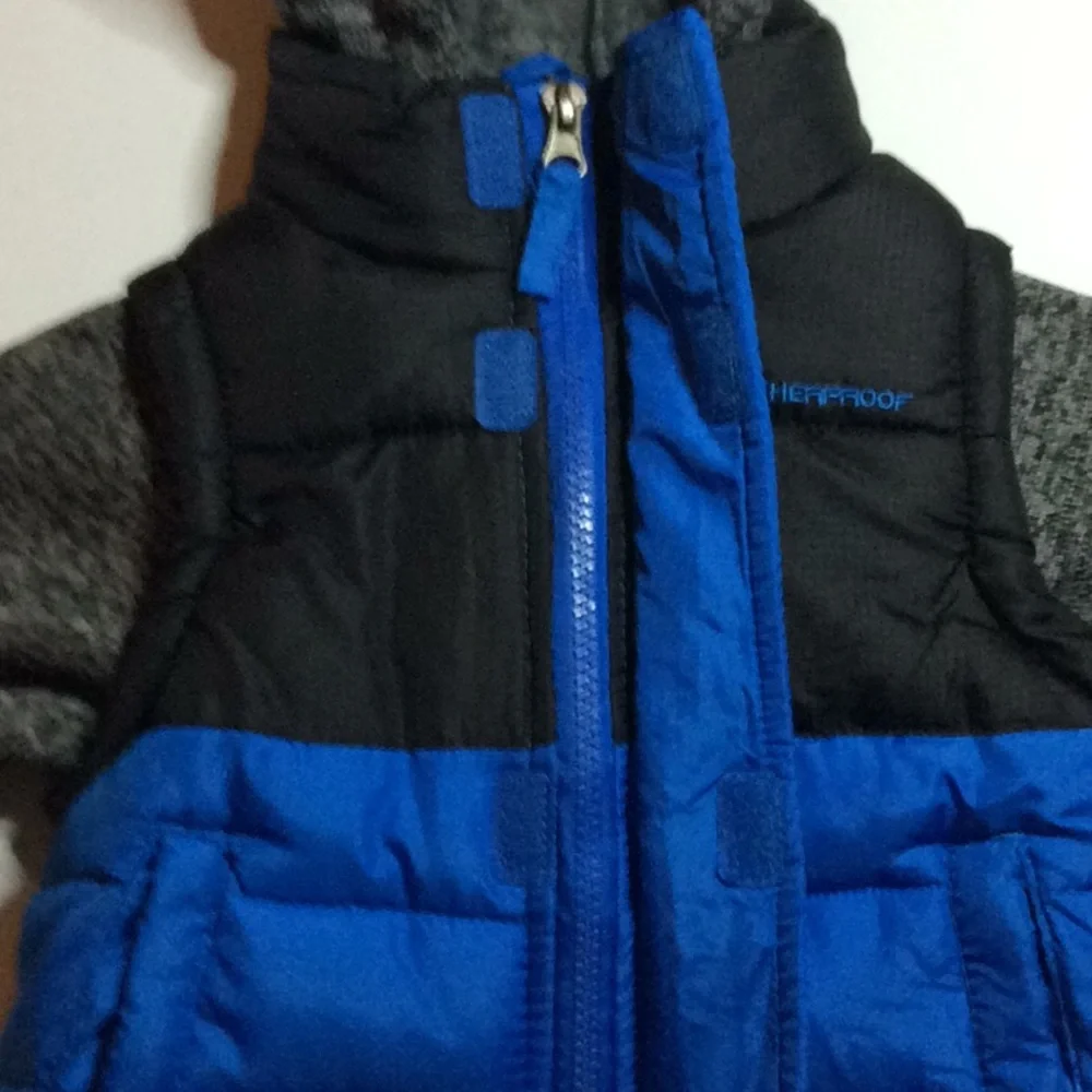 Weatherproof  Jacket 12M Royal Blue Black NWT